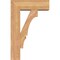 Ekena Millwork Balboa Block Smooth Bracket w/ Offset Brace, Western Red Cedar, 7 1/2"W x 22"D x 34"H BKT0806X22X34BOA05SWR - alternate 2